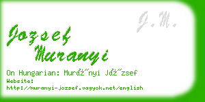 jozsef muranyi business card